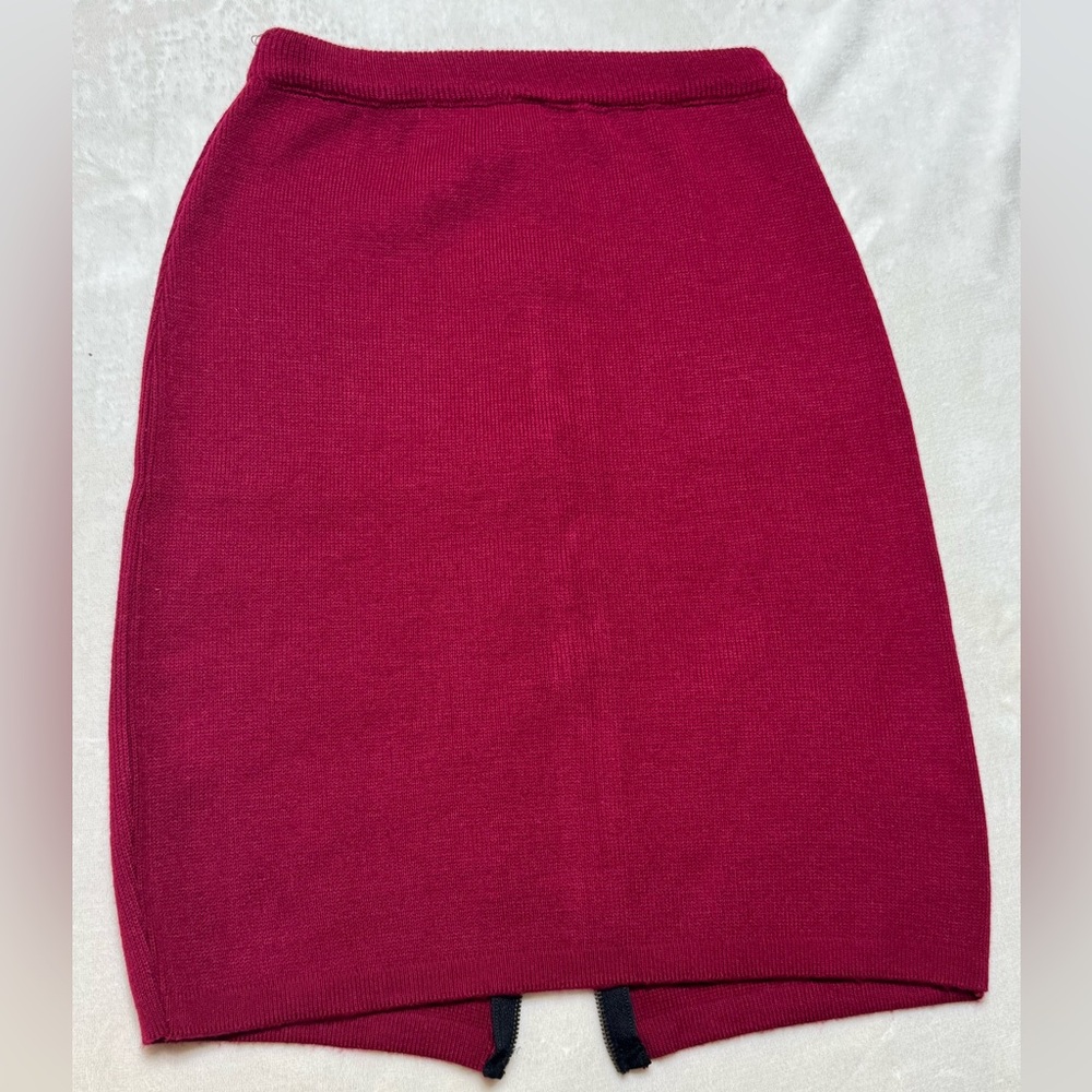 Vintage Dior Knit Skirt with Zipper